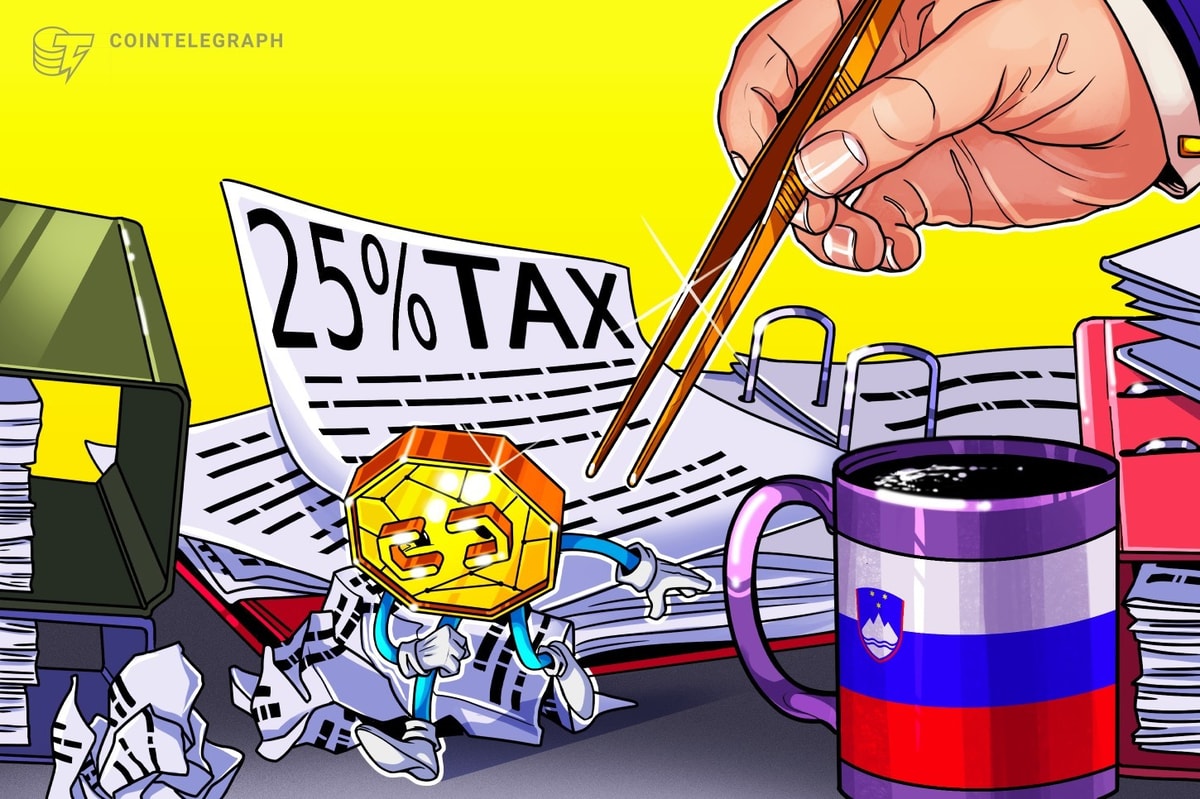 Slovenia’s finance ministry floats 25% tax on crypto transactions